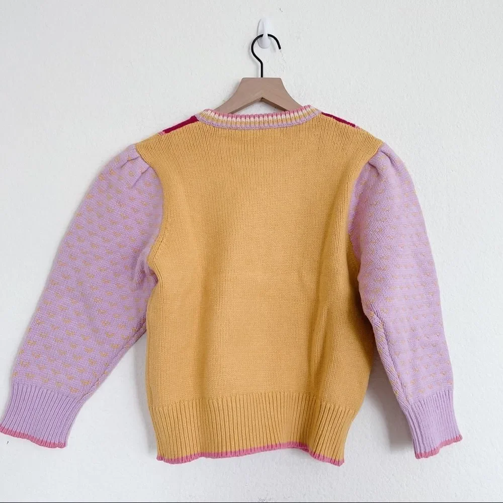 LOVESHACKFANCY Emani Crewneck Sweater - Picture 10 of 14